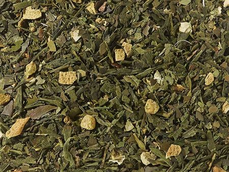 Green Tea Blend (Lemon, Ginger, Guayusa, Chlorella Algae, Matcha, Mate, Peppermint)